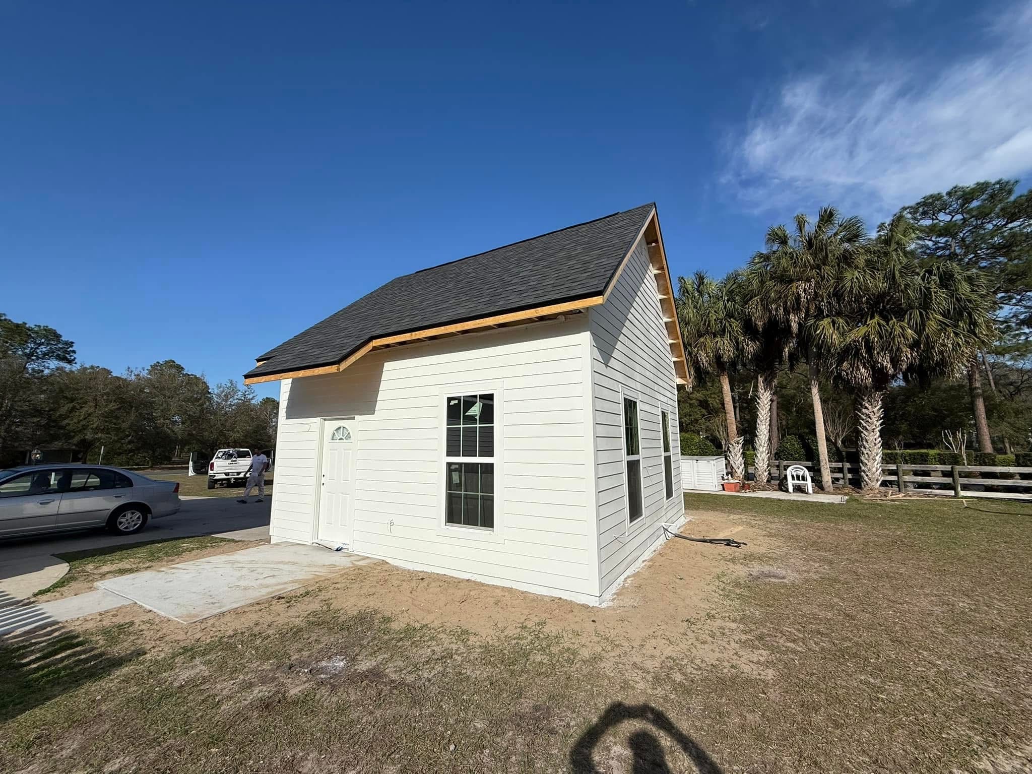 corner of a house featuring