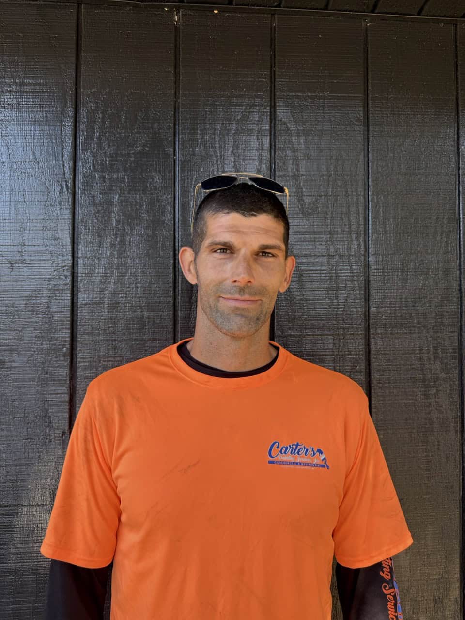 Pat, crew member at Carter's Painting Services