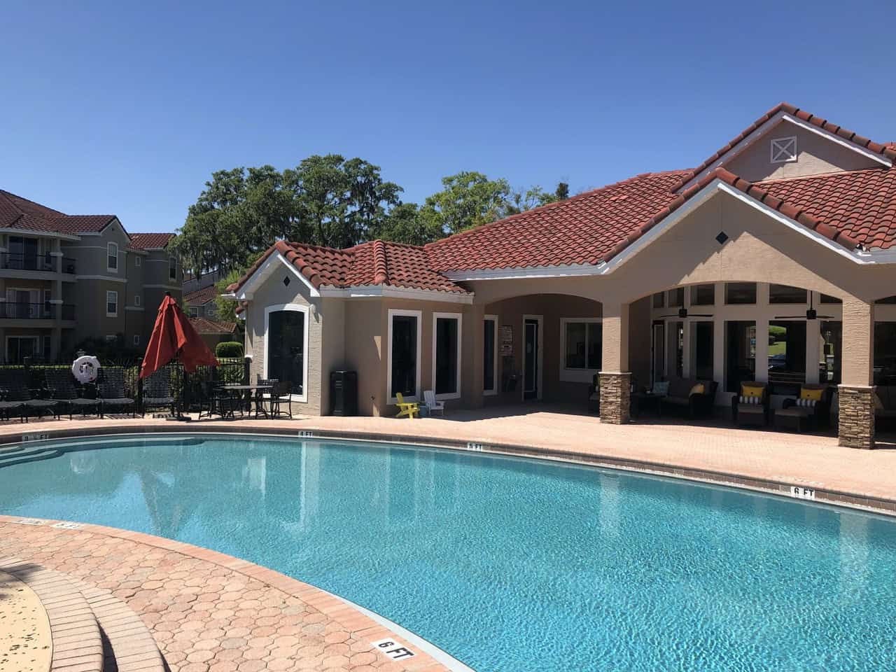 Pool deck